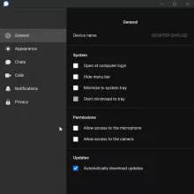 Signal Desktop screenshot 1