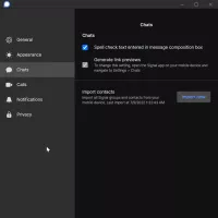 Signal Desktop screenshot 2