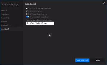 SplitCam screenshot 1