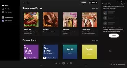 Spotify screenshot 1