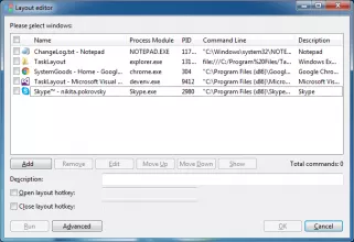 Layout editor