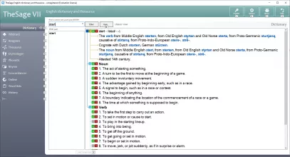 TheSage English Dictionary and Thesaurus screenshot 1