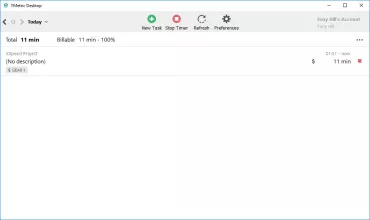 TMetric screenshot 1