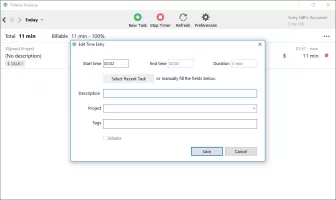 TMetric screenshot 2
