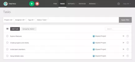 TMetric screenshot 4