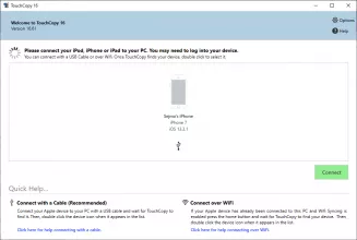 TouchCopy screenshot 1