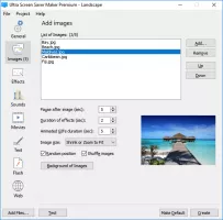 Ultra Screen Saver Maker screenshot 2