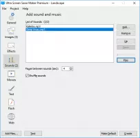 Ultra Screen Saver Maker screenshot 4