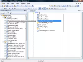 Procedure name completion