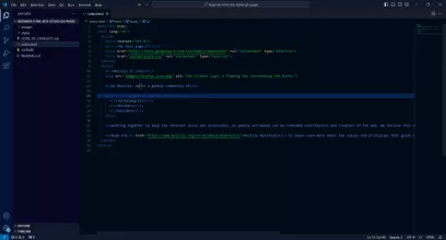 Visual Studio Code screenshot 1