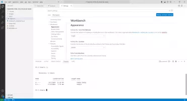 Visual Studio Code screenshot 9