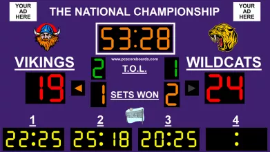 Volleyball Scoreboard Pro screenshot 1
