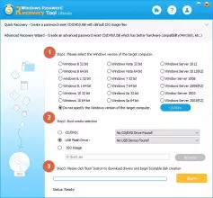 Windows Password Recovery Tool screenshot 1