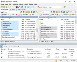 WinSCP screenshot 1