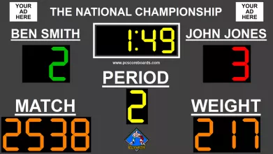 Wrestling Scoreboard screenshot 1